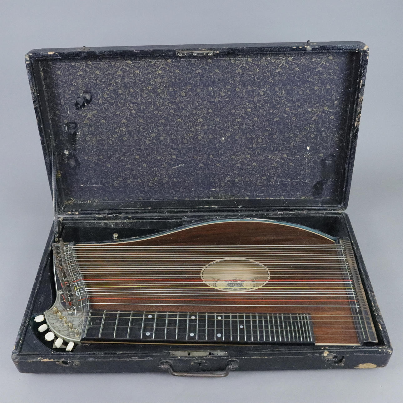 ZITHER, Karl Kiendl, Vienna, around 1900. Collectables - Musical