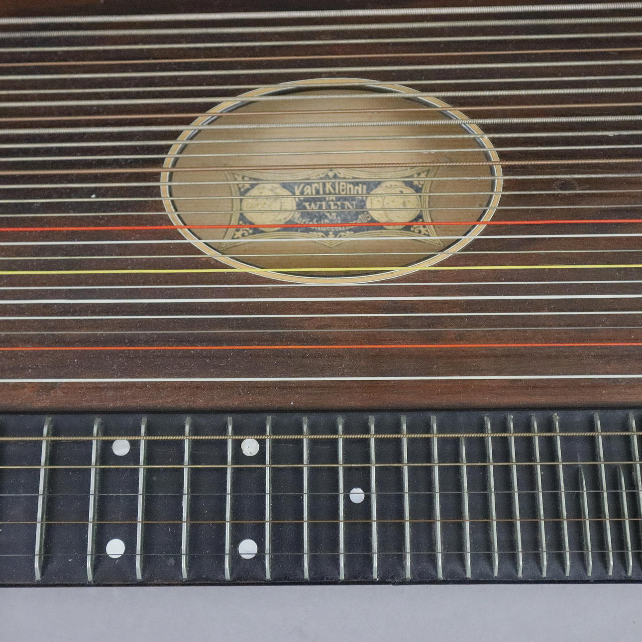 ZITHER, Karl Kiendl, Vienna, around 1900. Collectables - Musical