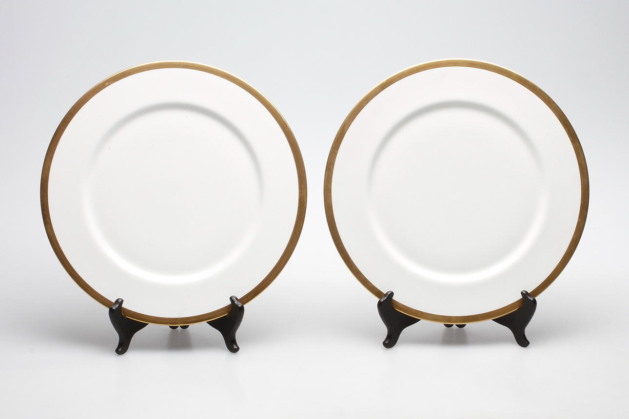 MATTALLRIKAR, 2 st, porslin, Nobel Jubilee 1991, Karin Björquist, Gustavsberg.