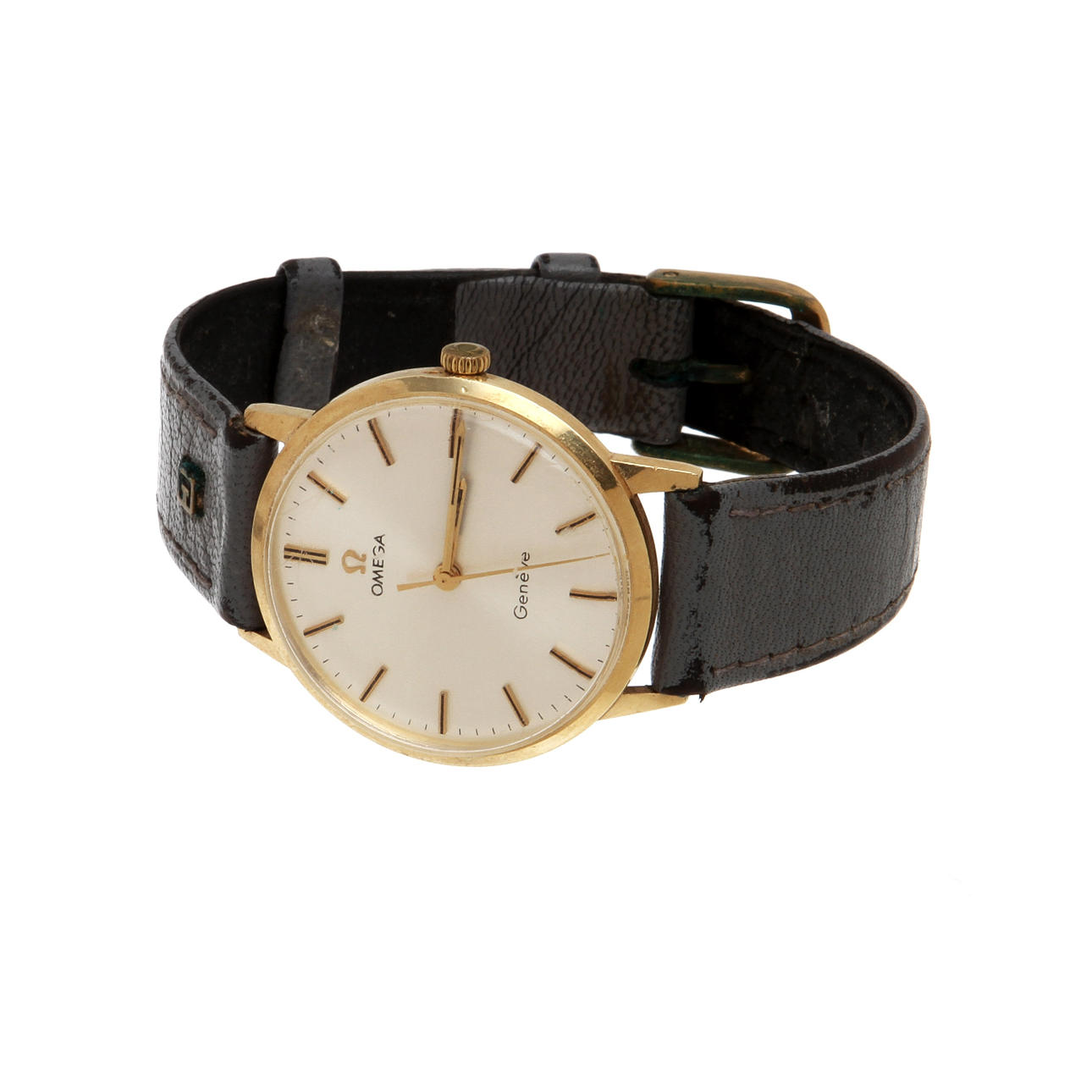 HERRARMBANDSUR, Omega Genéve, 14k i ur.