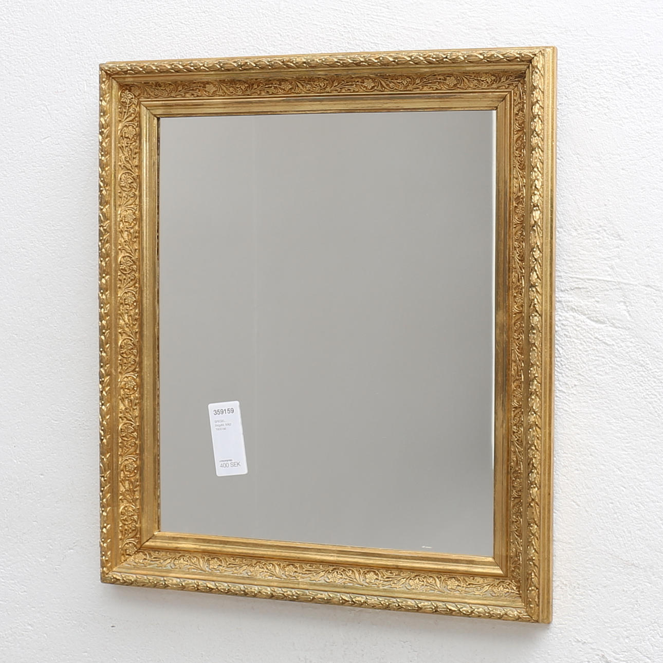 SPEGEL, förgylld, tidigt 1900-tal.