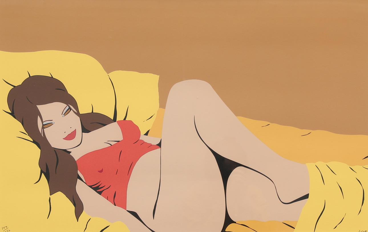 RON LIOR. silkscreen, landscape model, signed, numbered 184/250.