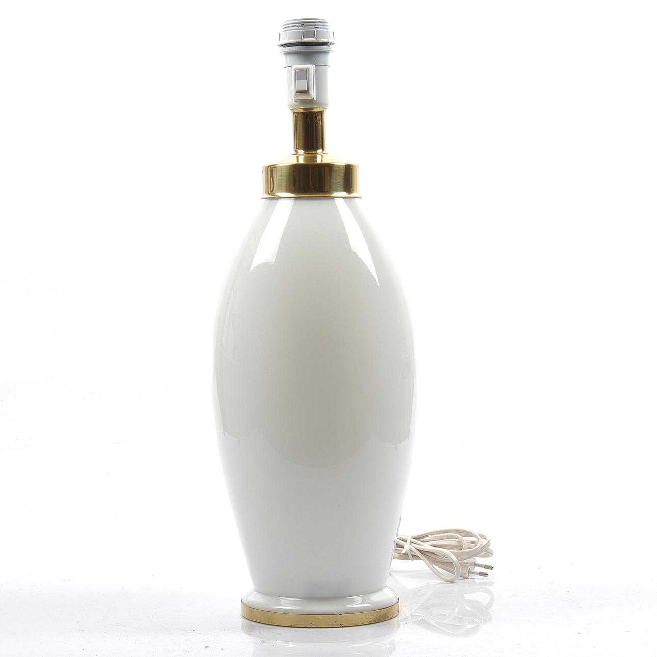 BORDSLAMPA, glas, "Farad", Ikea. 1993.