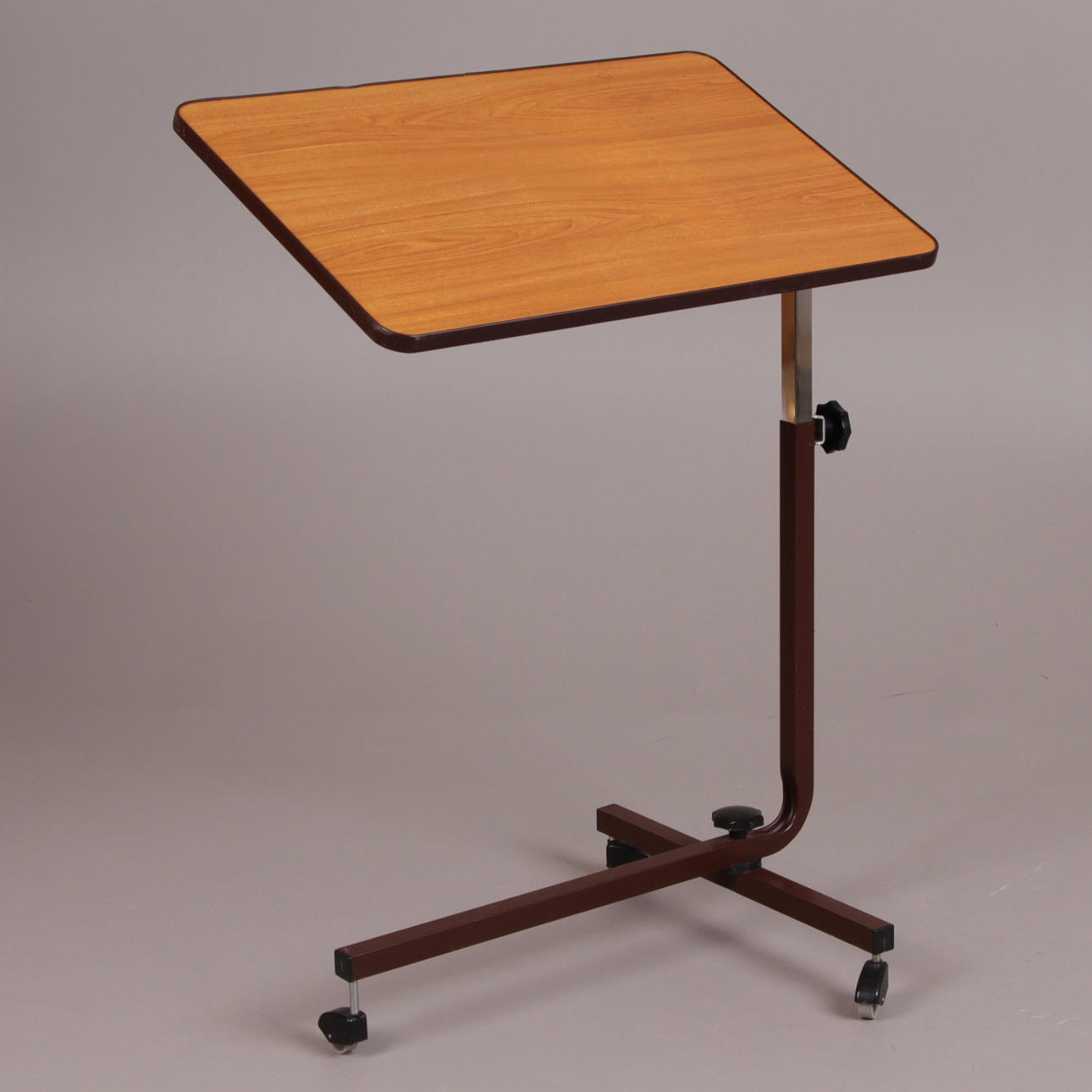 LÄSBORD/SKRIVBORD, teak och metall, 1900-talets andra hälft.