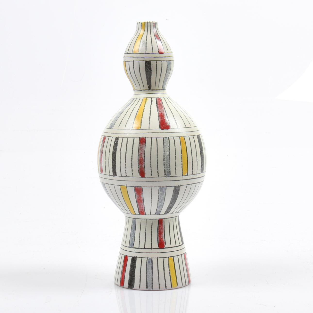 A ceramic vase, probably Bitossi, Italy, 20th century.