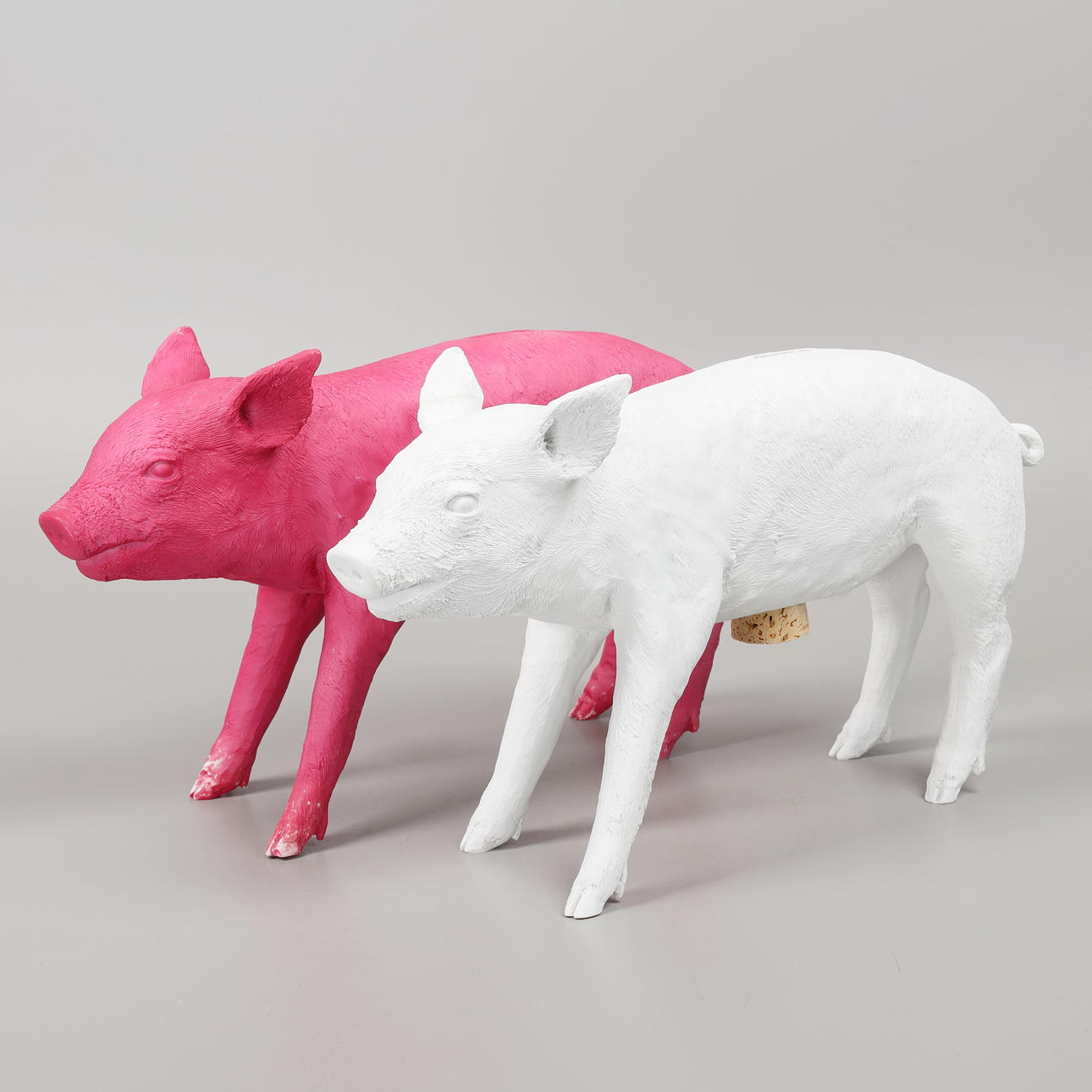 HARRY ALLEN. A pair of “Reality” piggy banks, Areaware, 2000s. Art