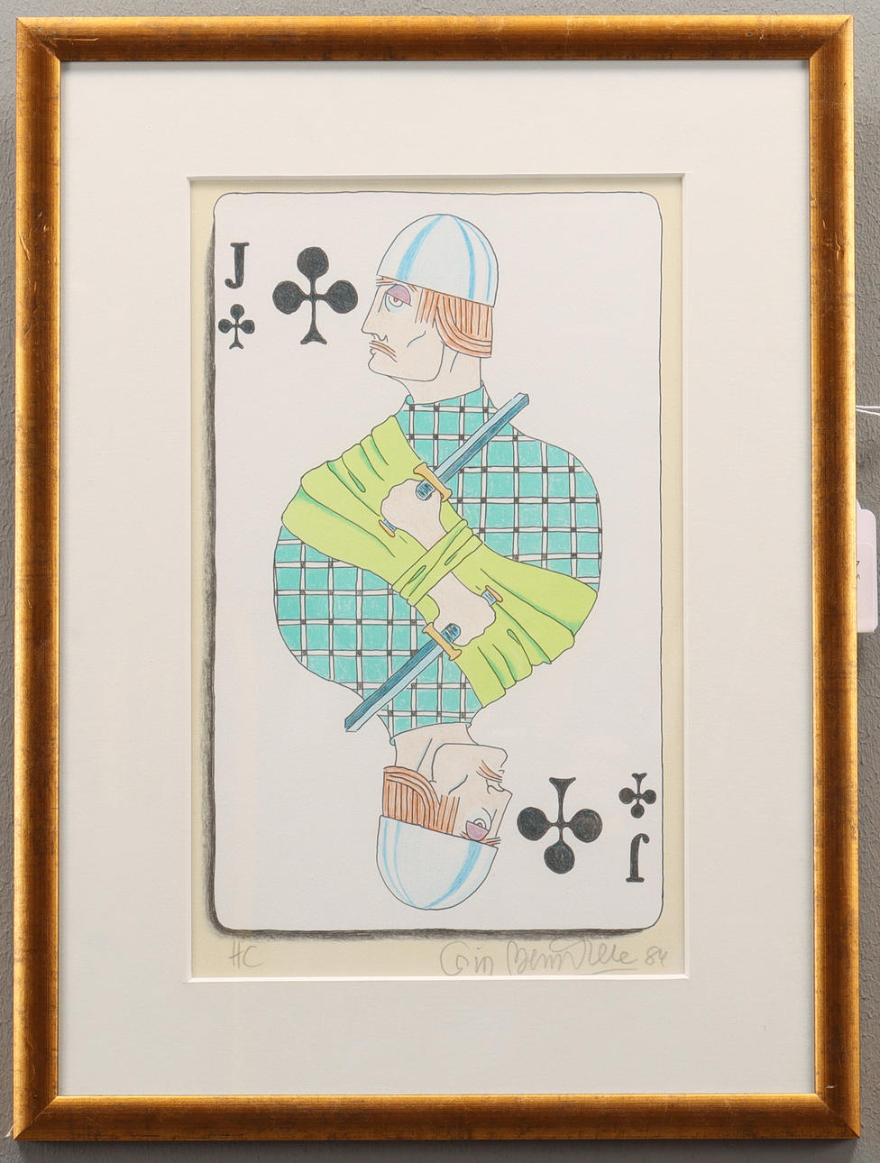 SIGVARD BERNADOTTE. "Klöver knekt".