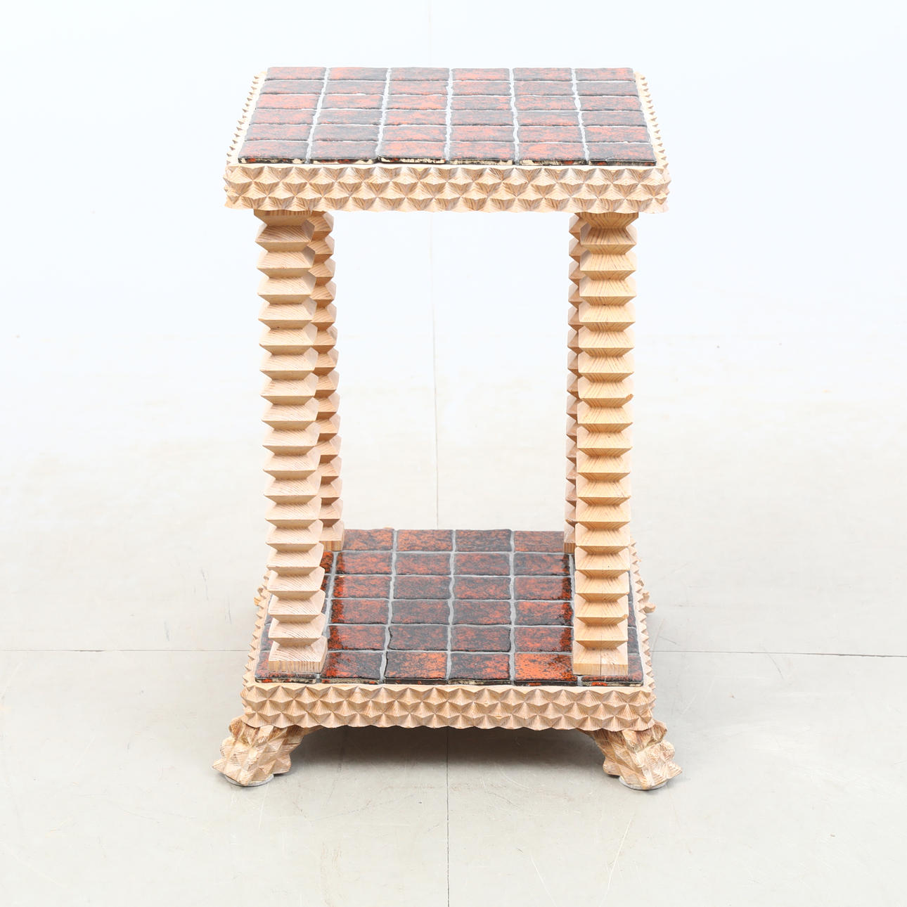 BLOMBORD, trä/kakel.