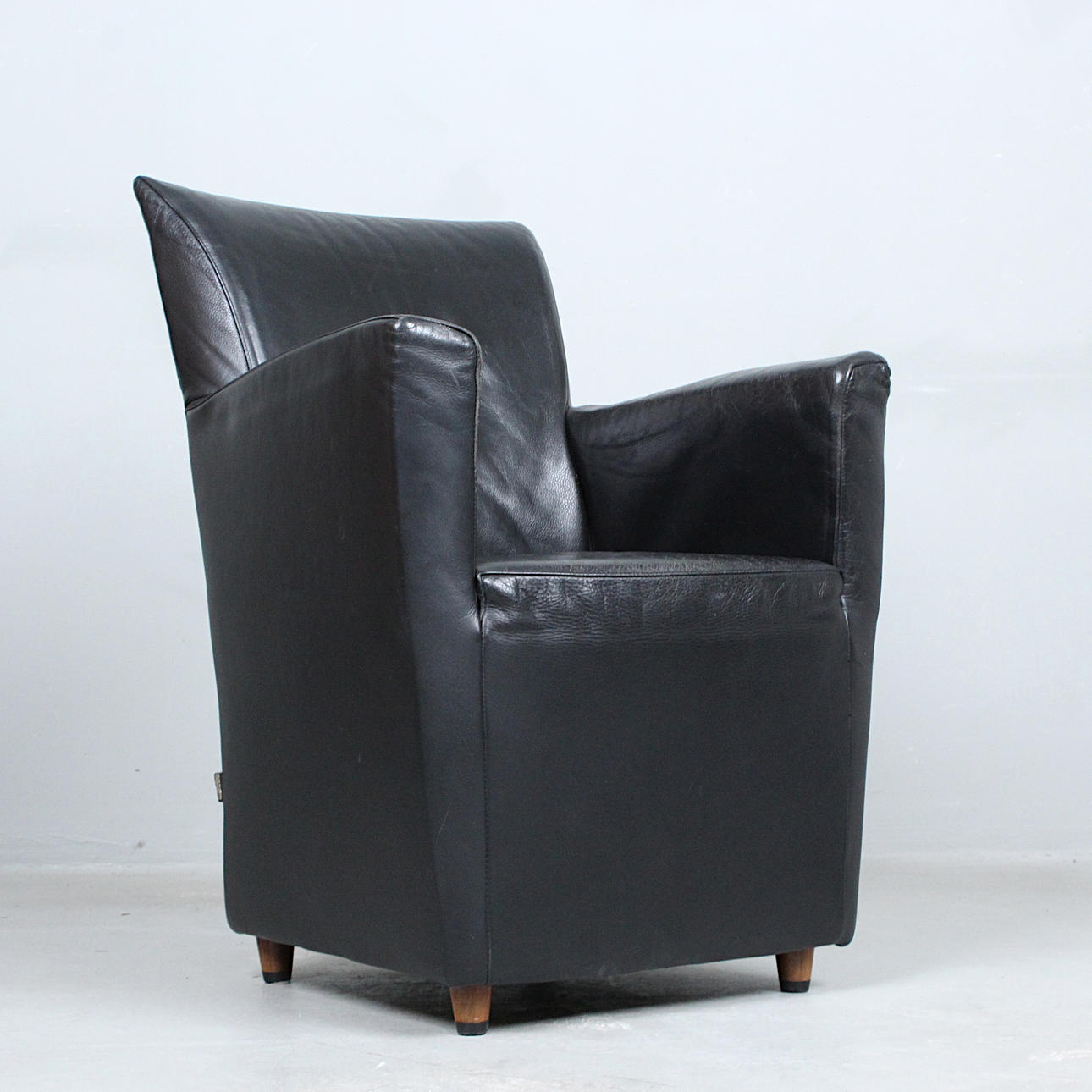 Montis, lænestol, læder.