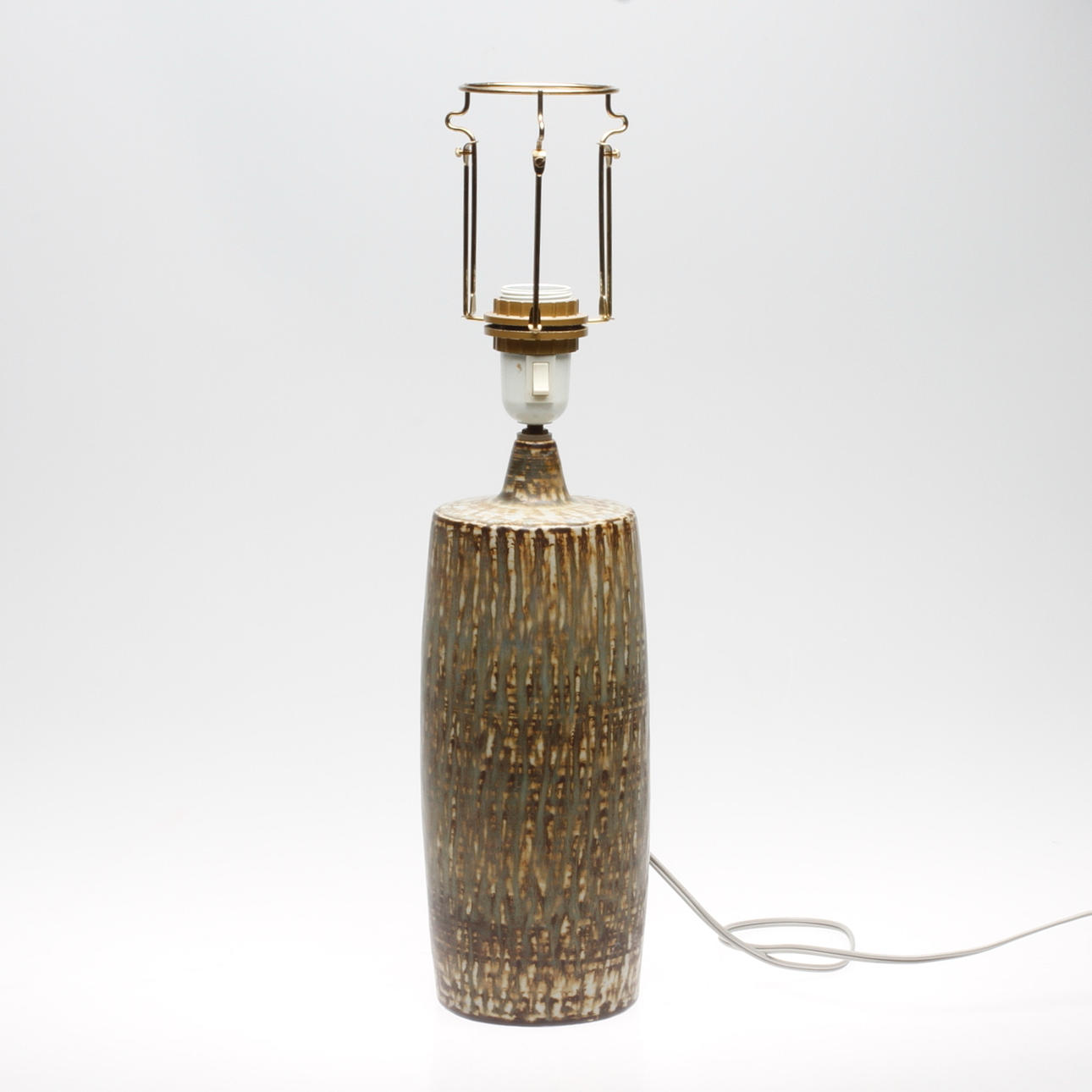 BORDSLAMPA, stengods, "Rubus", Gunnar Nylund, Rörstrand.