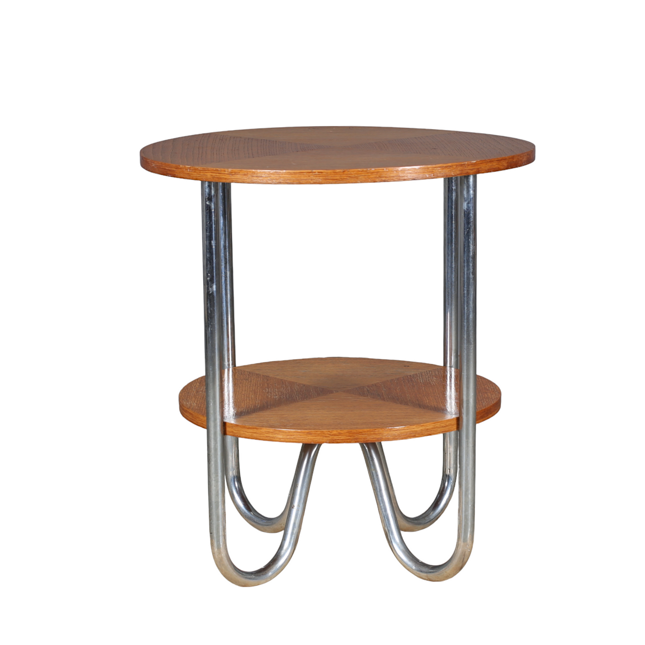 SOFFBORD, stålrör/trä, funkis, 1930/40-tal.