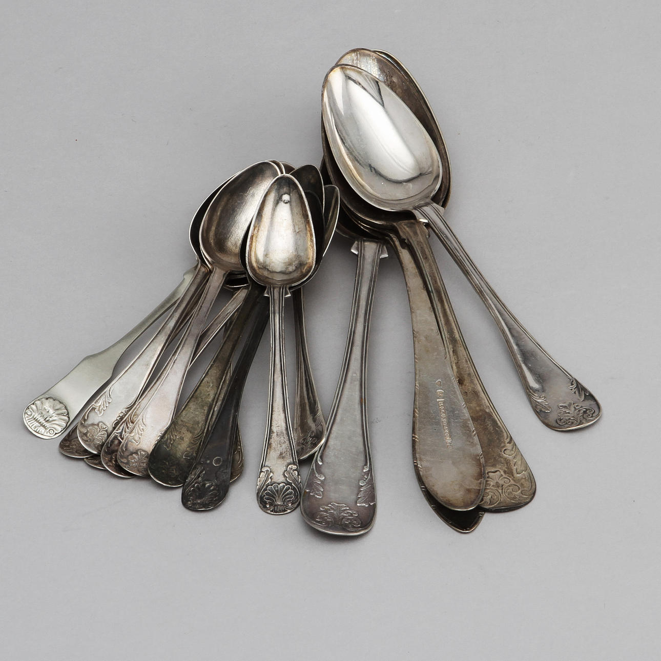 SILVER, 16 delar, vikt ca 380 gram.