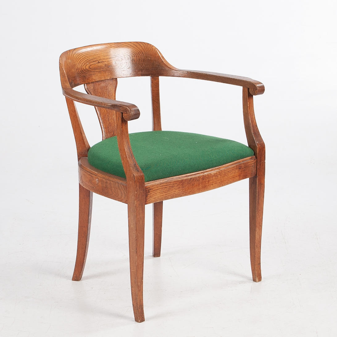 LÆNESTOL, eg, 1920'erne.