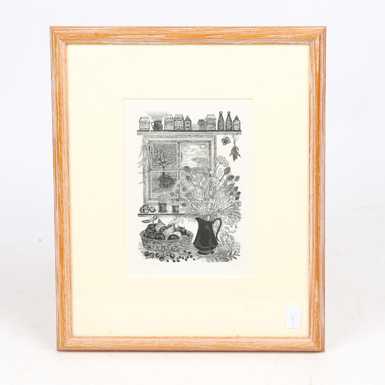 YVONNE SKARGON (BORN 1931) KITCHEN WINDOW".