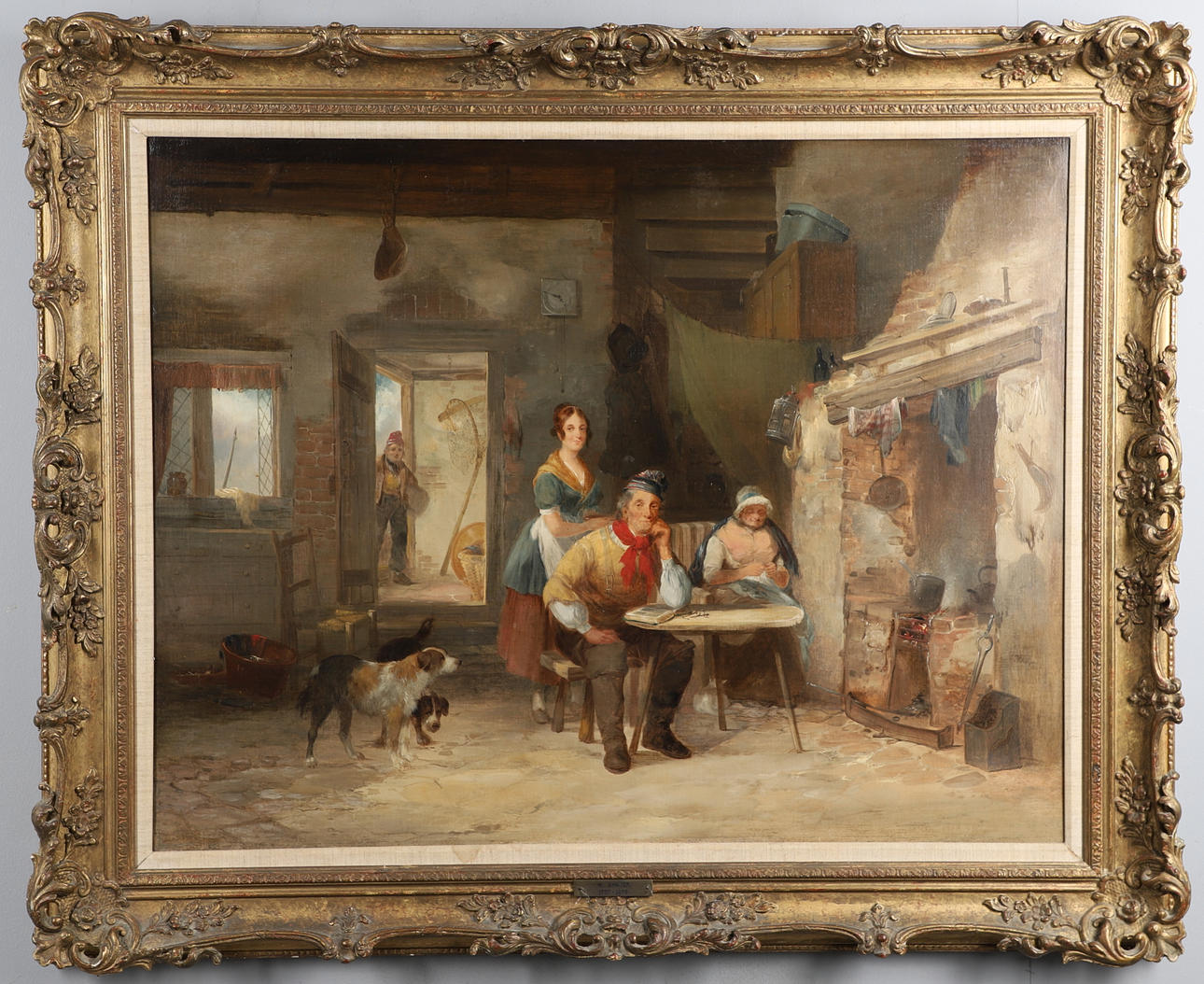 WILLIAM SHAYER (1787-1879). THE FISHERMAN'S COTTAGE.