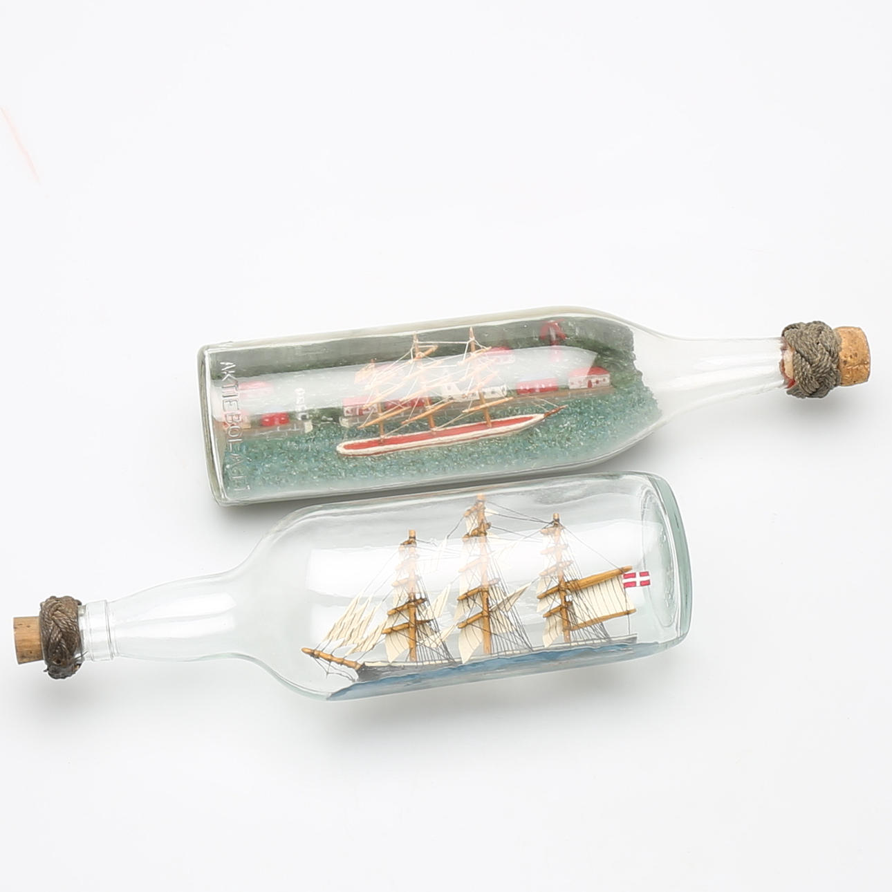 FLASKSKEPP, 2 st, 1900-talet.