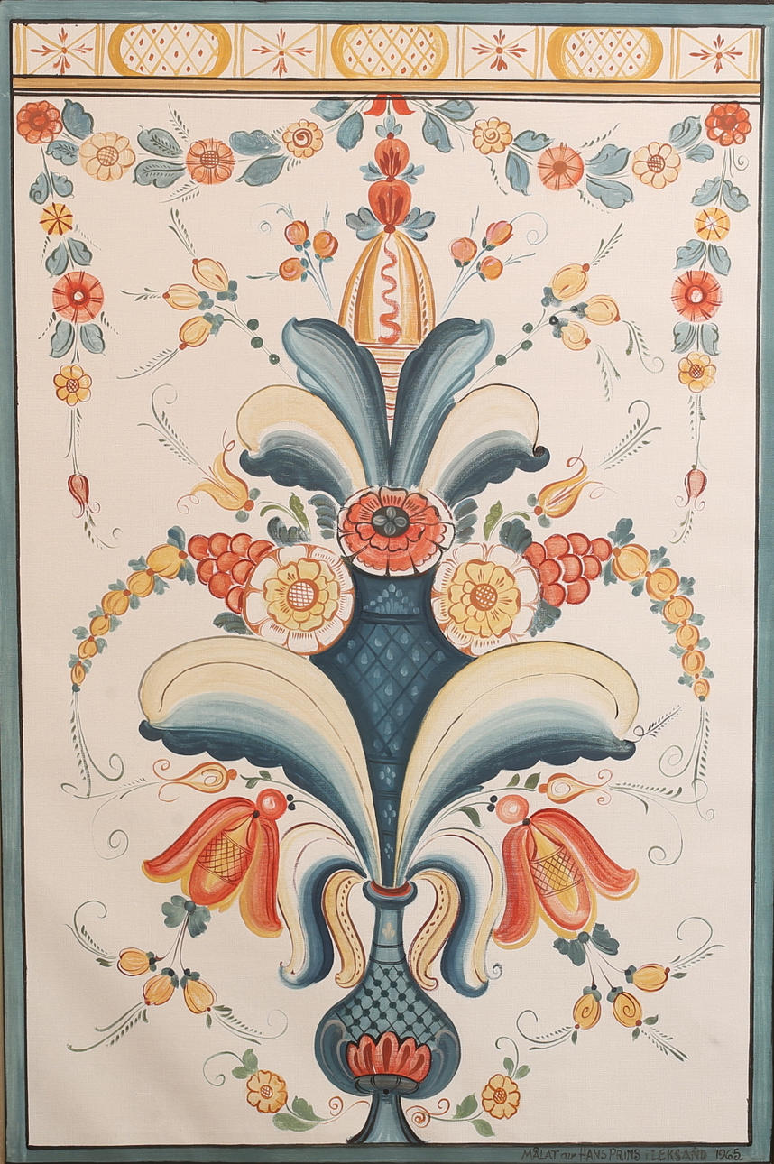 HANS PRINS. Oil on canvas, signed 1965.