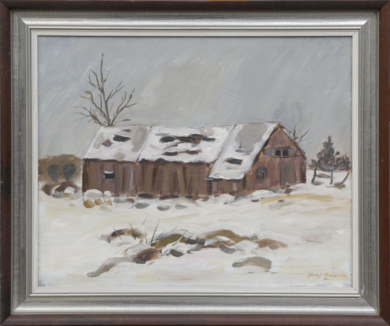 GUSTAF ROOS. OIL, on canvas, signed.