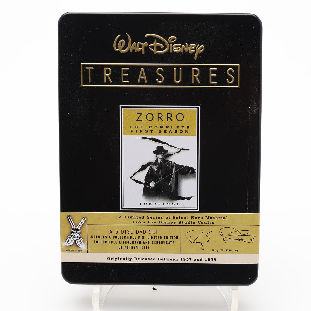 WALT DISNEY. A COLLECTION OF 30 DVD BOXES IN METAL BOXES