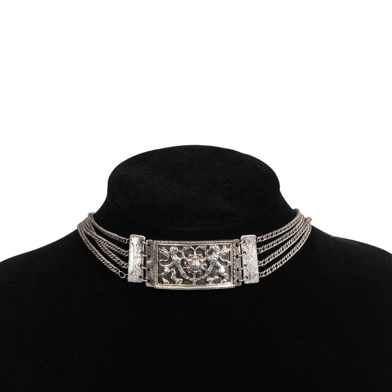 Un collar, plata, J A Öberg, 1912.