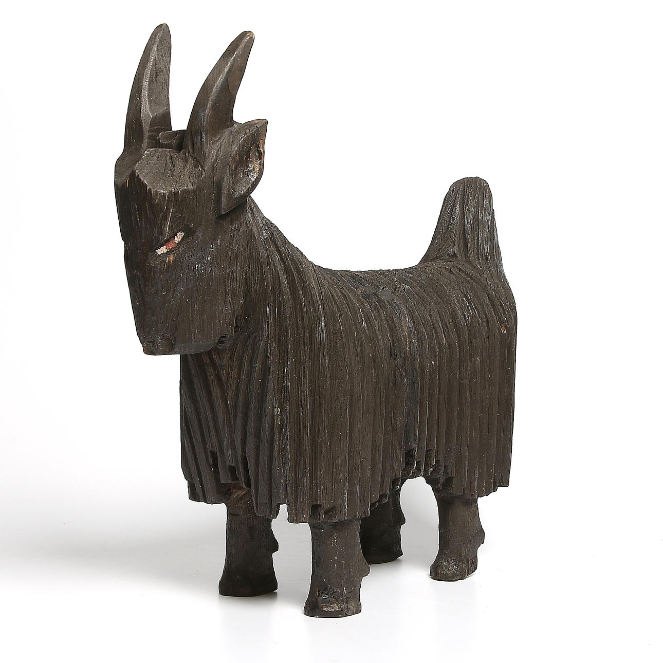 SKULPTUR, trä, Hälsingebock, Hälsingland, 18/1900-tal.