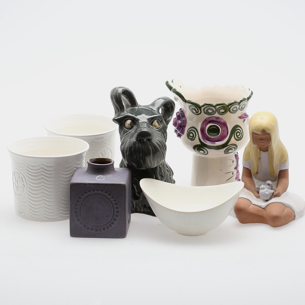 SEKALAISET KERAMIIKAT, 7 osaa, 1900-luku.