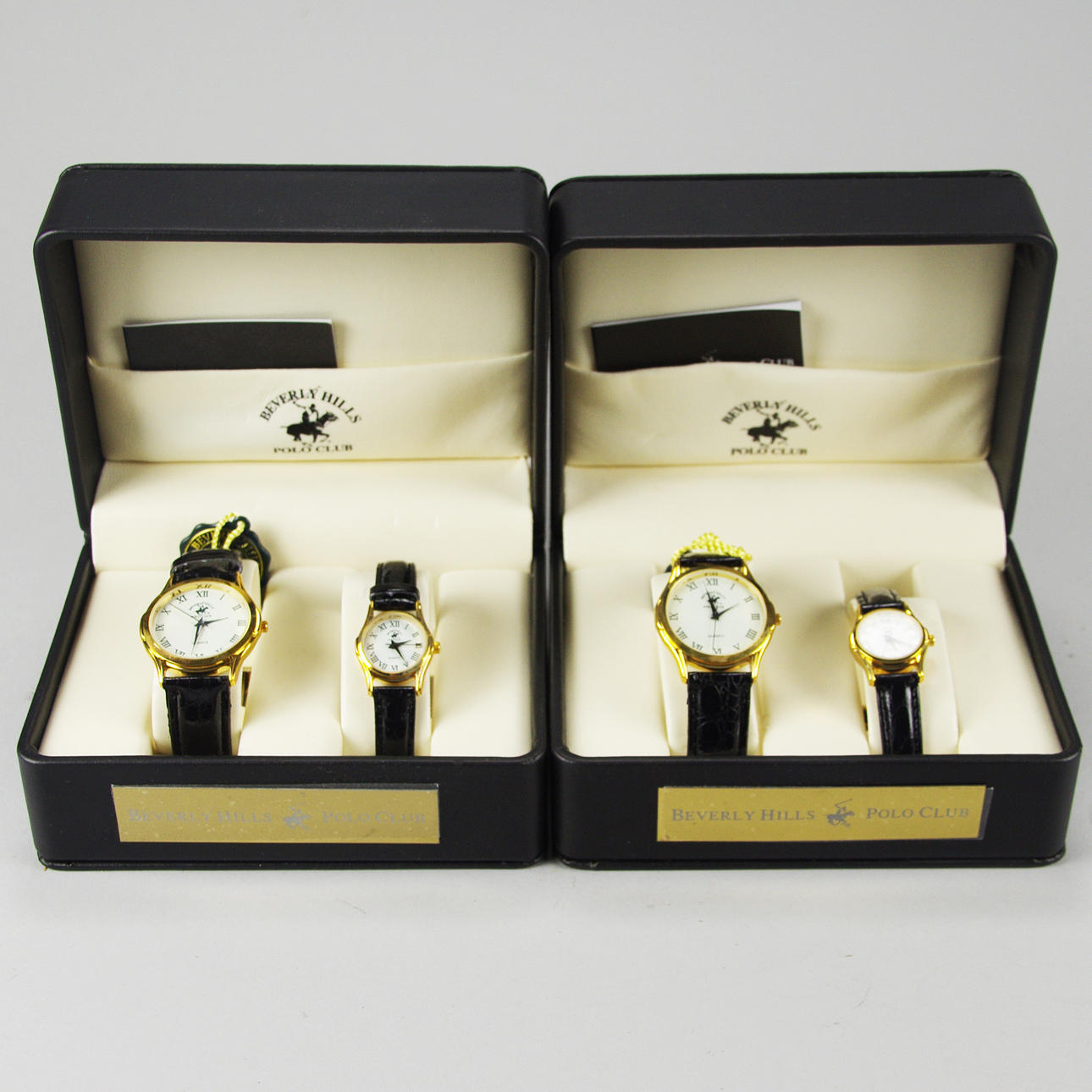 ARMBANDSUR, 4 stycken i etui, märkta Beverly Hills Polo Club.