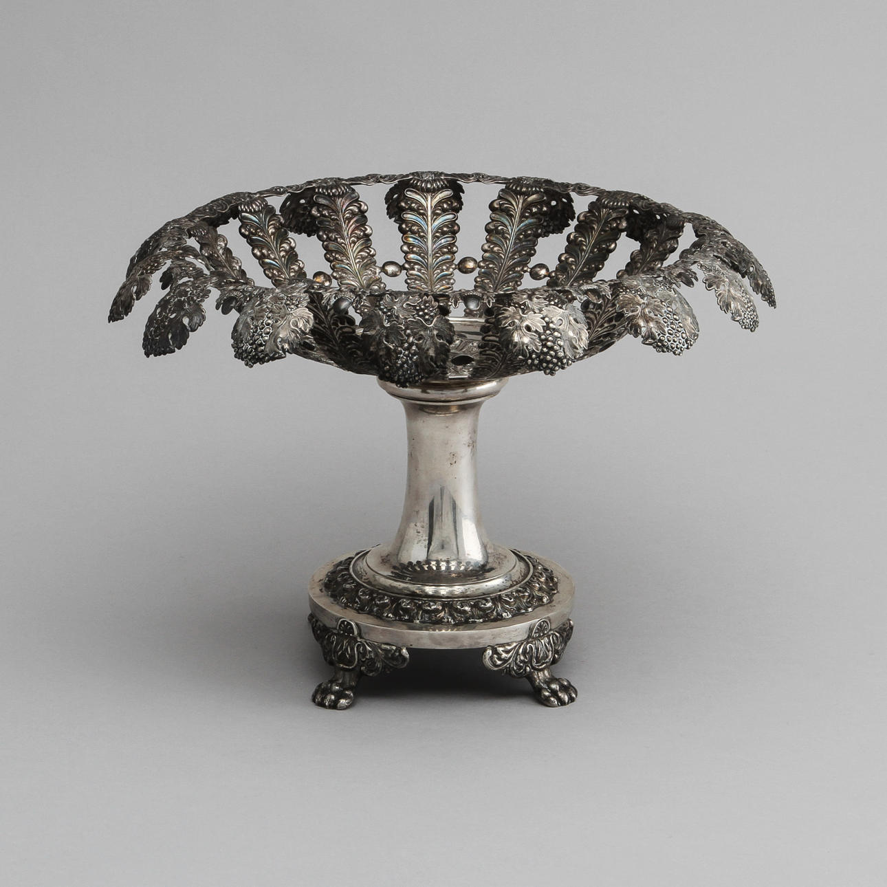 UPPSATSSKÅL, silver, Gustaf Möllenborg, Stockholm, 1836 Vikt 770 gram.