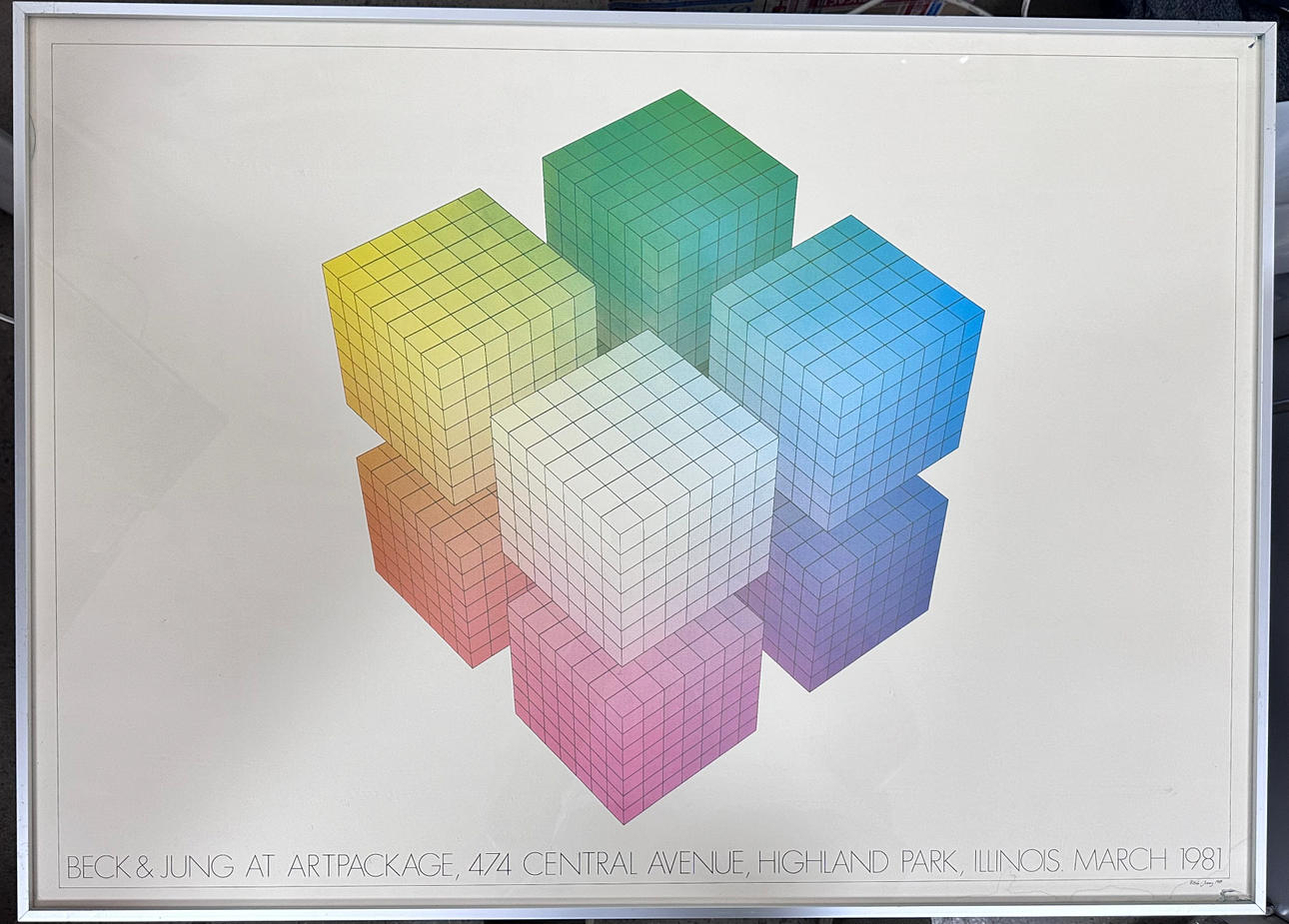 BECK & JUNG, utställningsaffisch.