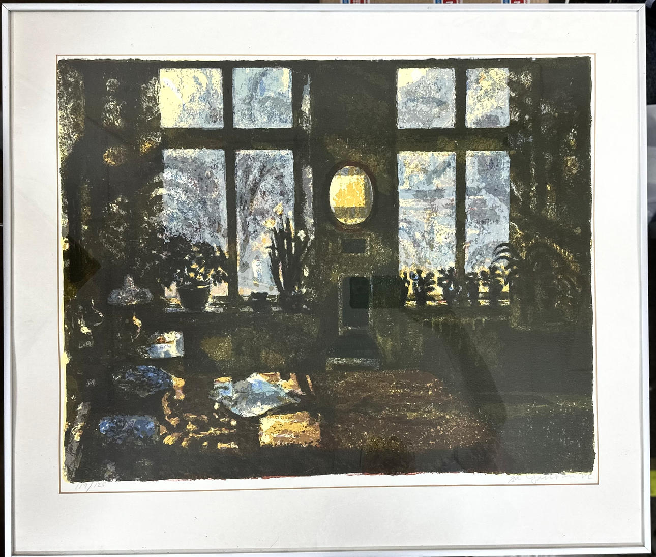 BO LARSSON. Färgserigrafi.