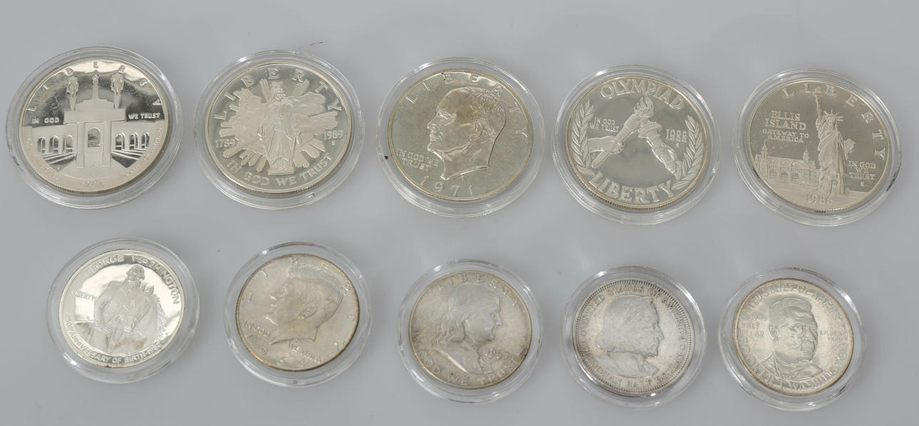 MYNT, 10 stycken, USA, 1900-tal.