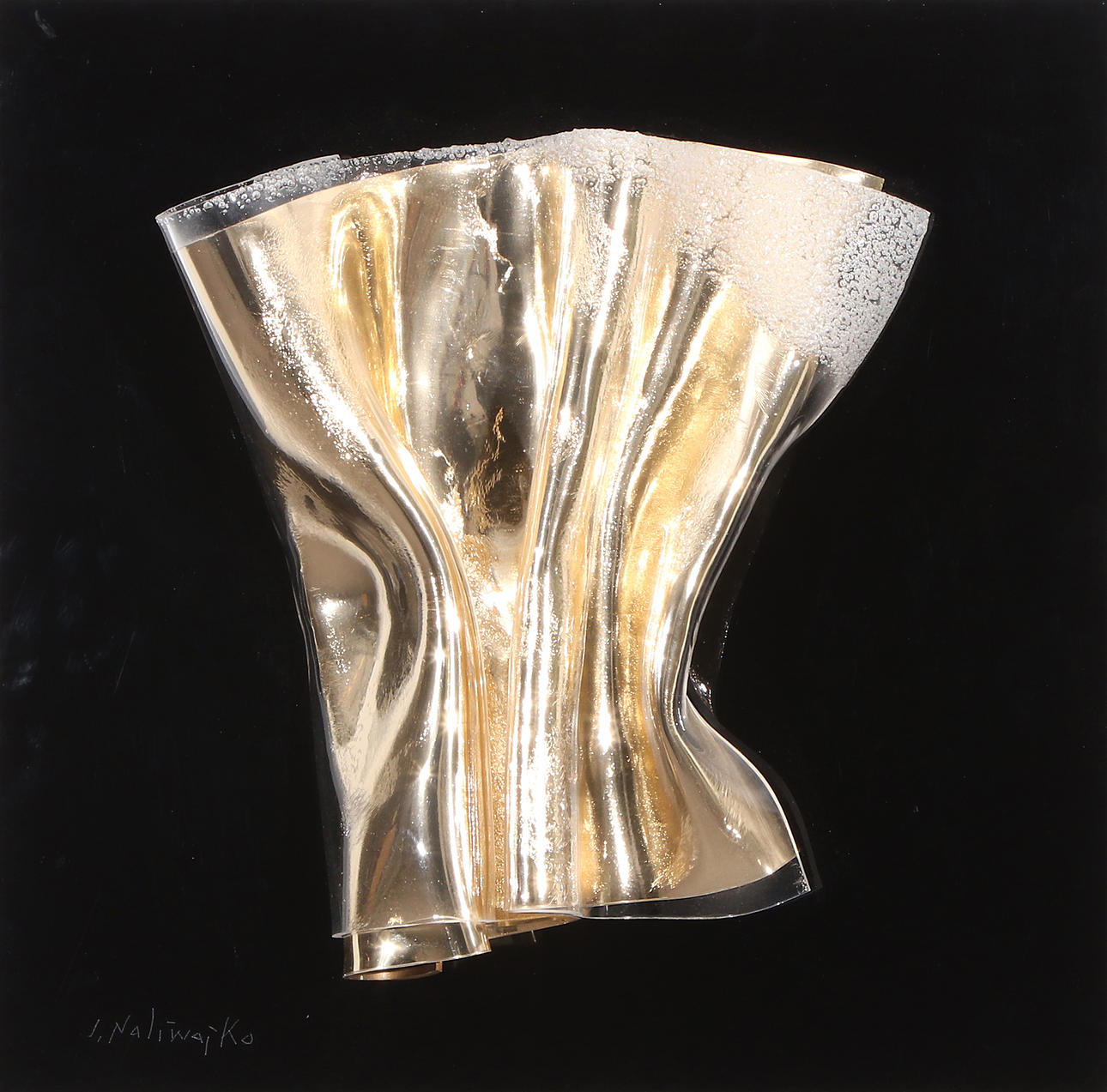 JAN NALIWAJKO. Wall relief. Plexiglas. Composition. Signed.