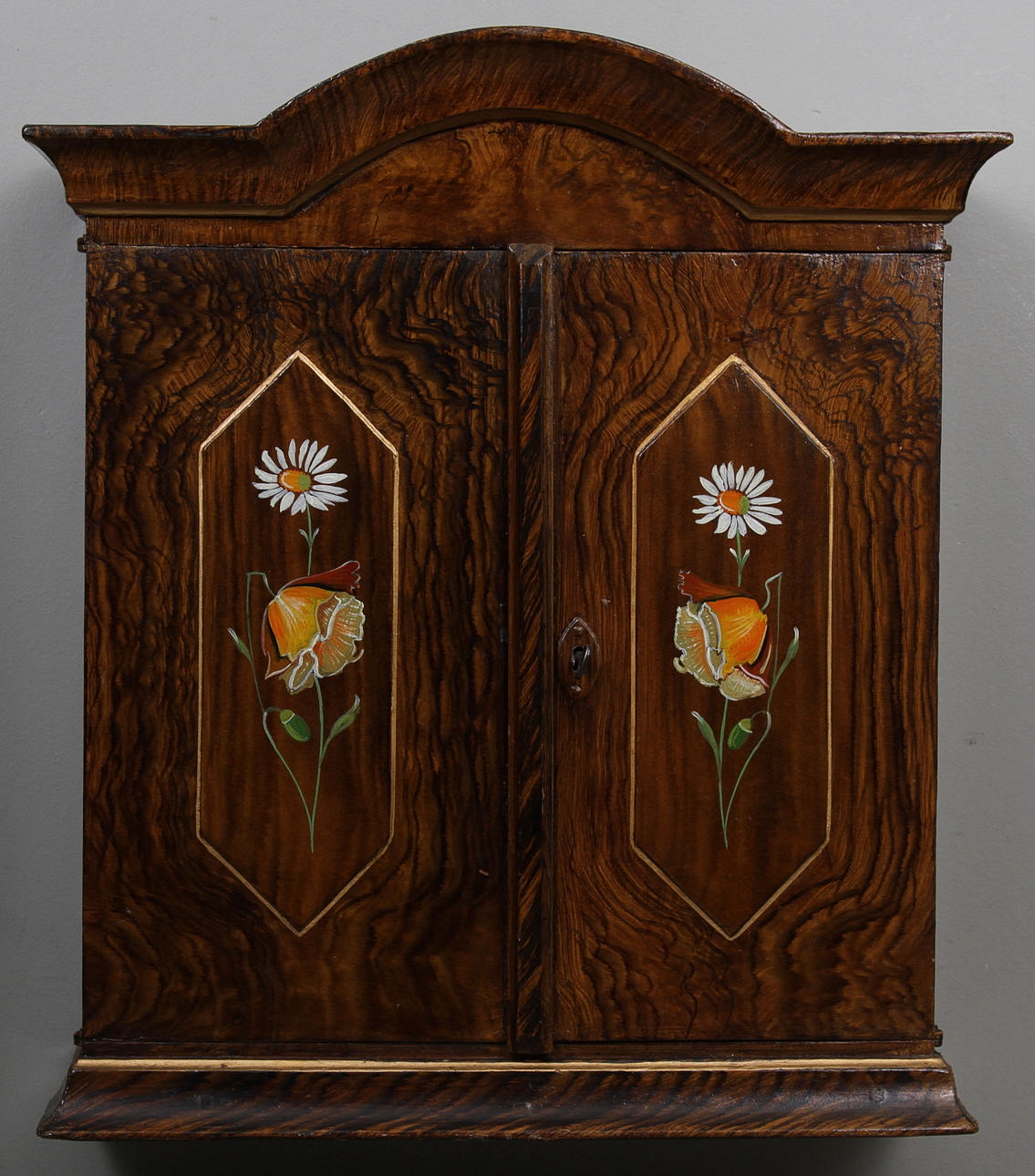 VÄGGSKÅP, allmoge, 17/1800-tal.