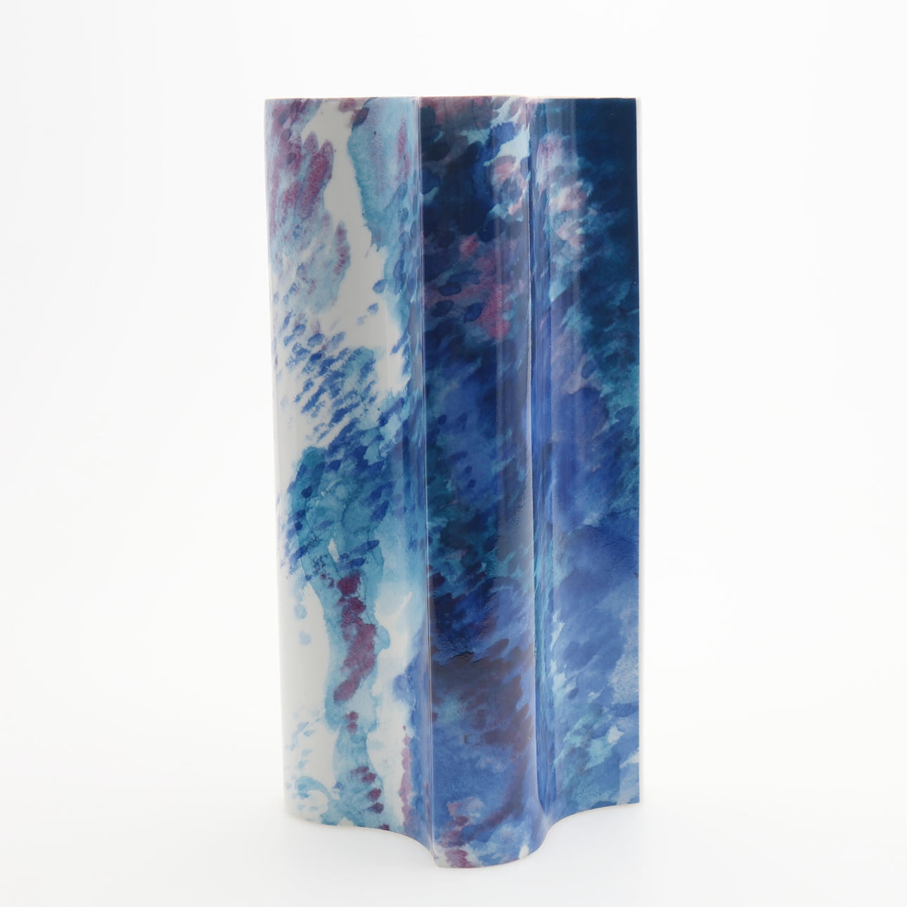 GRETHE MEYER. MALJAKKO, ”VALTAMERI”, LASITETTU POSLIINI, ROYAL KOPANHAMINA.