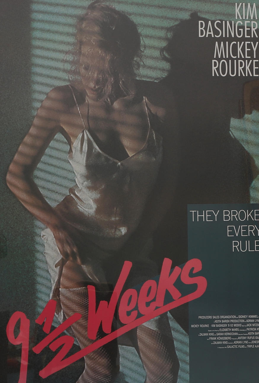 POSTER, Kim Basinger, 9 1/2 weeks.