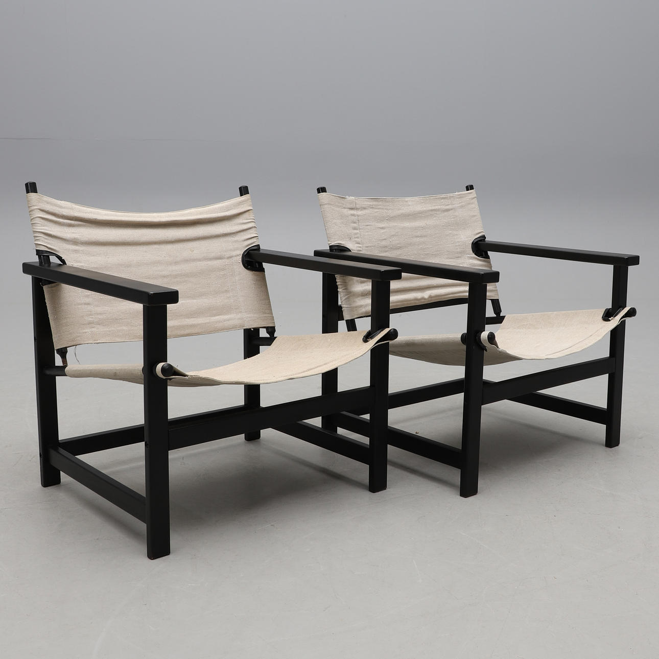 FÅTÖLJER, ett par, Hyllinge möbler, Danmark.