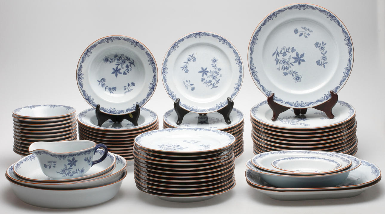 MATSERVIS, porslin, 70 delar. "Ostindia", Rörstrand.