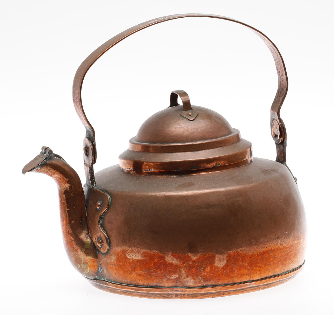 KAFFEPANNA, koppar, 1800-tal.