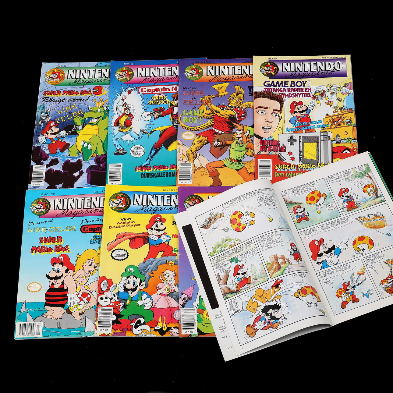 NINTENDOMAGASINET, 8 st, 1990/91.