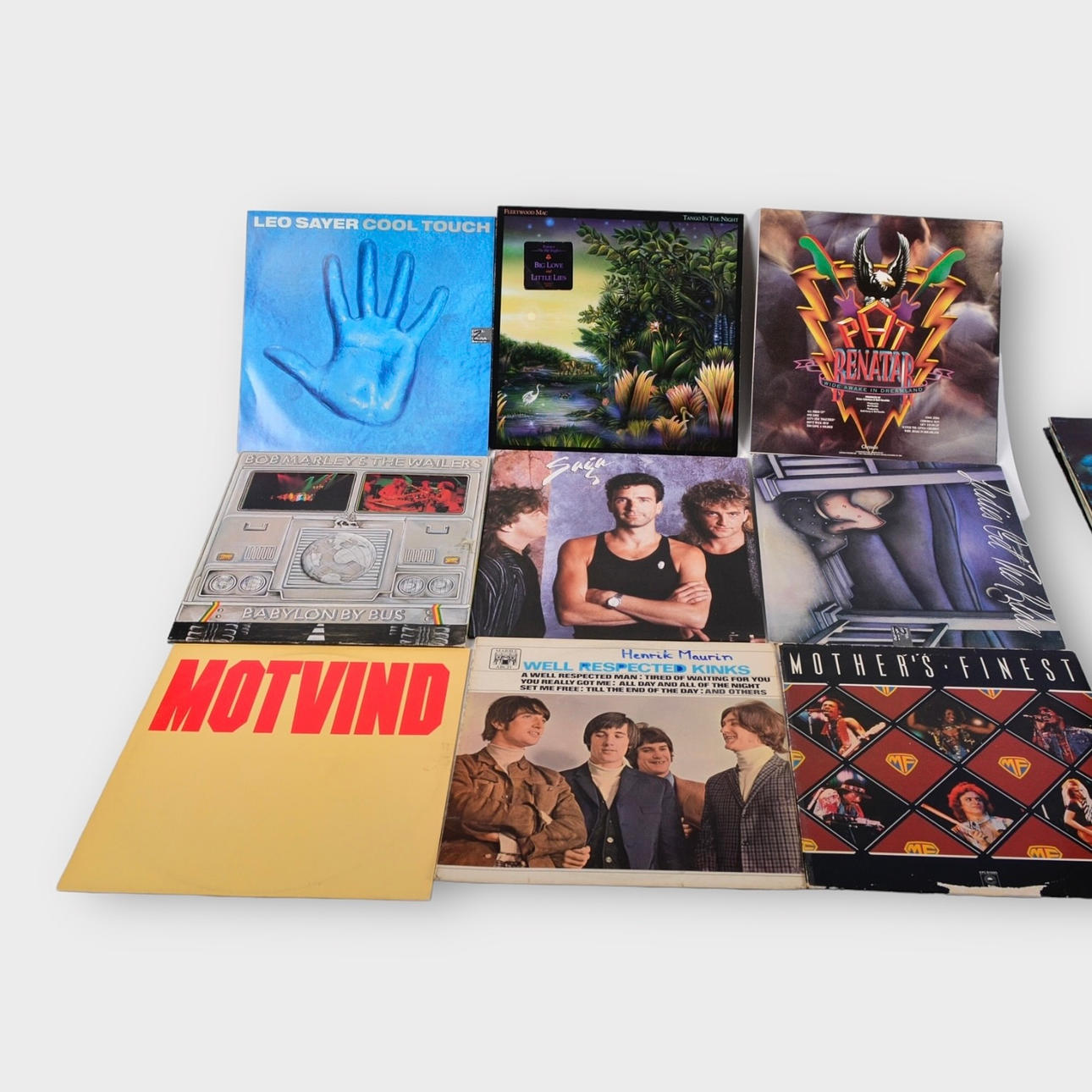 GRAN LOTE DE LP, 4 cajas, Hard rock, etc.