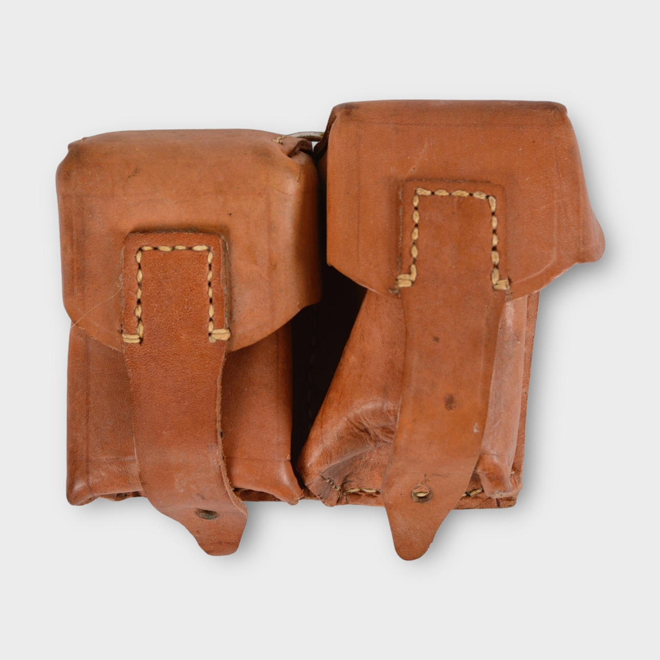 AMMUNITIONSVÄSKA, läder, 1900-tal.