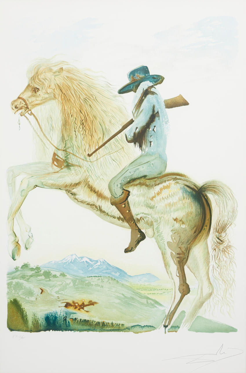 SALVADOR DALI (1904-1989). 'Caballero'.