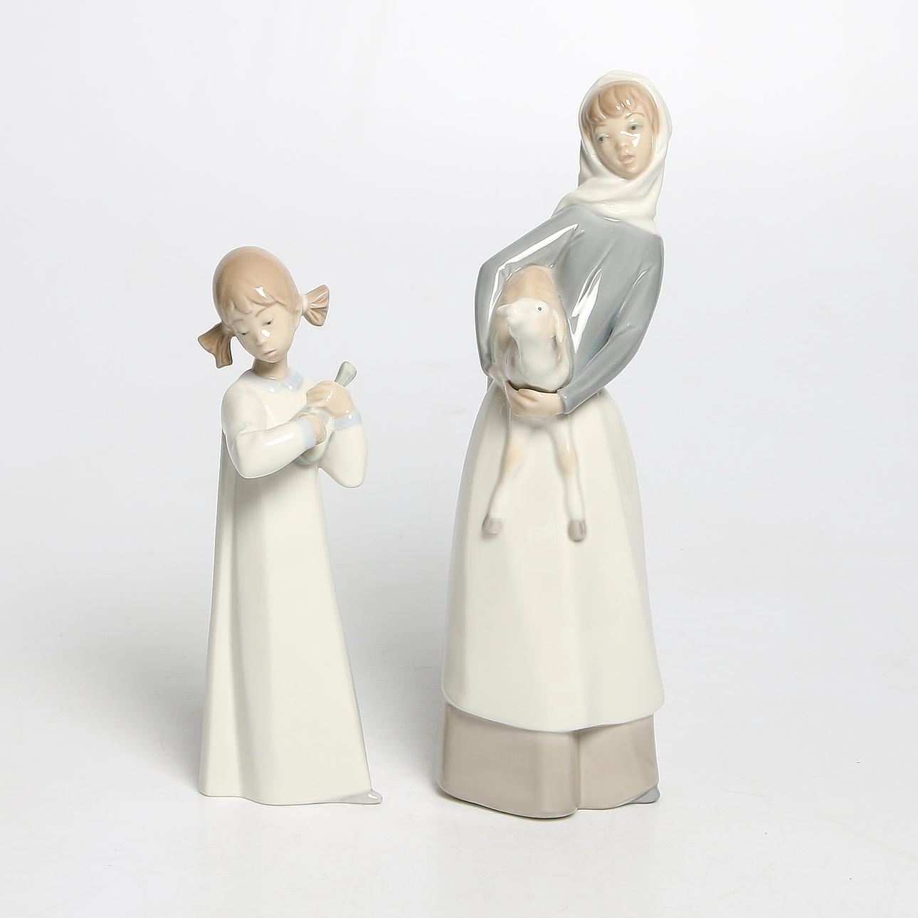 FIGURAS, 2 piezas, Lladró, Italia.