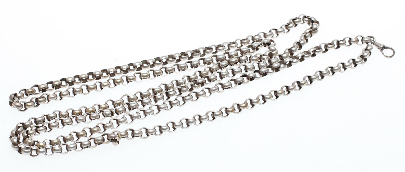 PEA LINK, silver, weight about 85 grams.