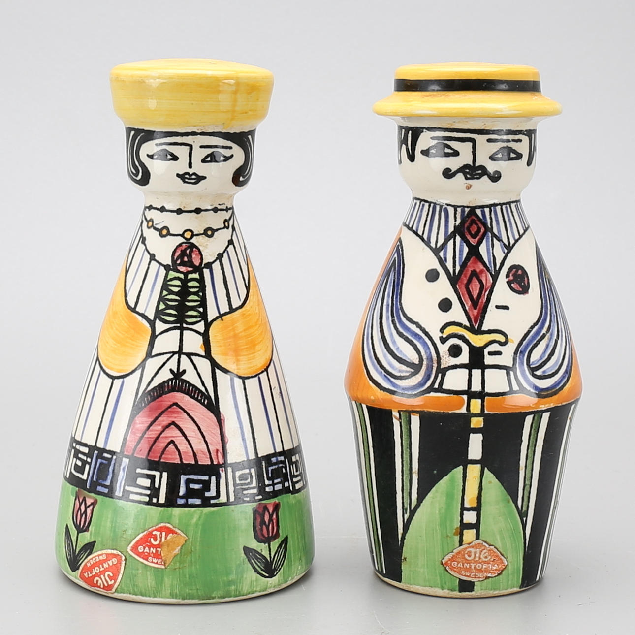 STRÖARE, ett par, "Familjen Pepparson", Anita Nylund, Jie, 1900-talets mitt.