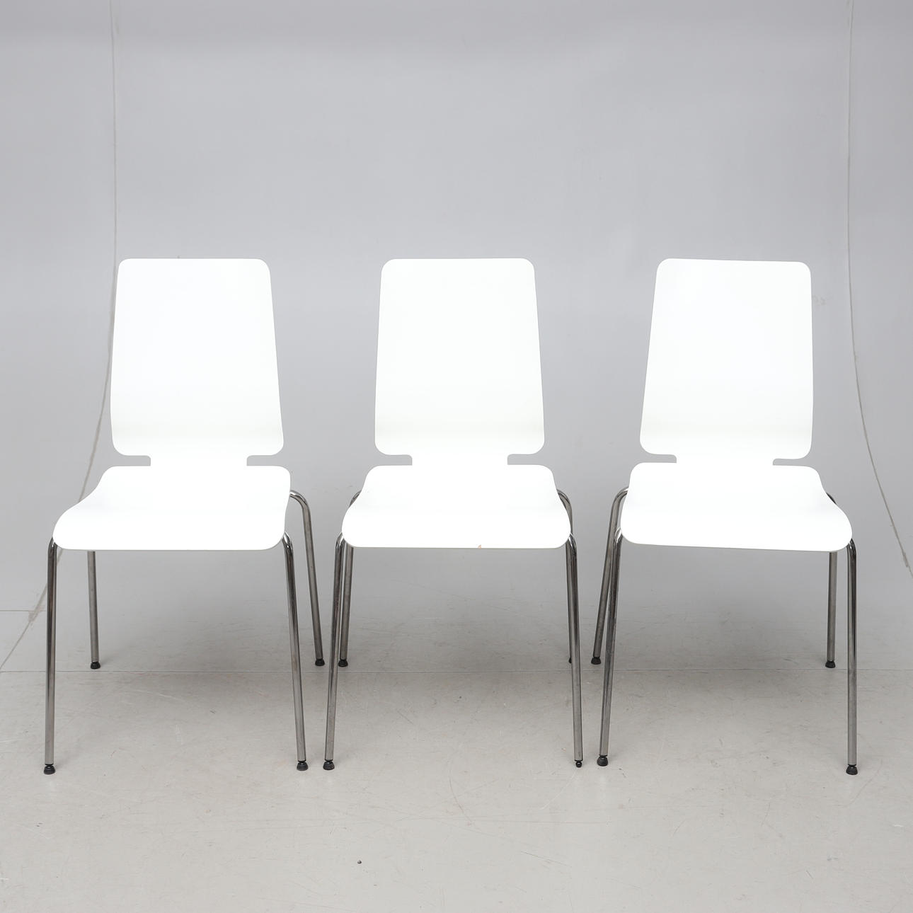 A set of 3 “Gilbert” chairs, Ikea, 19th/21st century. Furniture