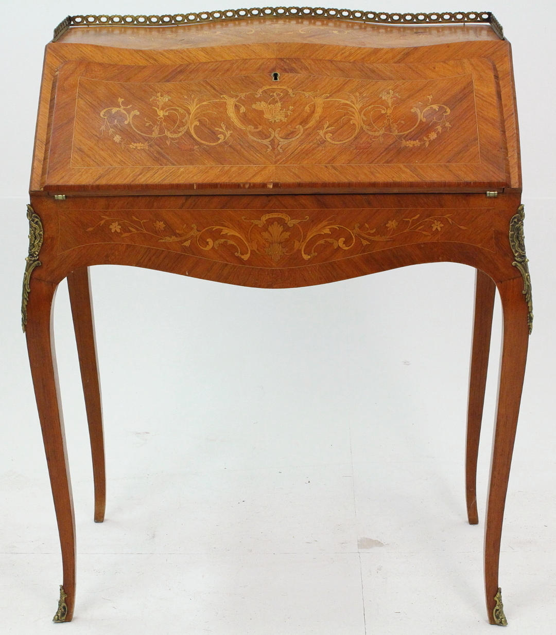 SKRIVBYRÅ, intarsia, Frankrike, 1900-talets första hälft.