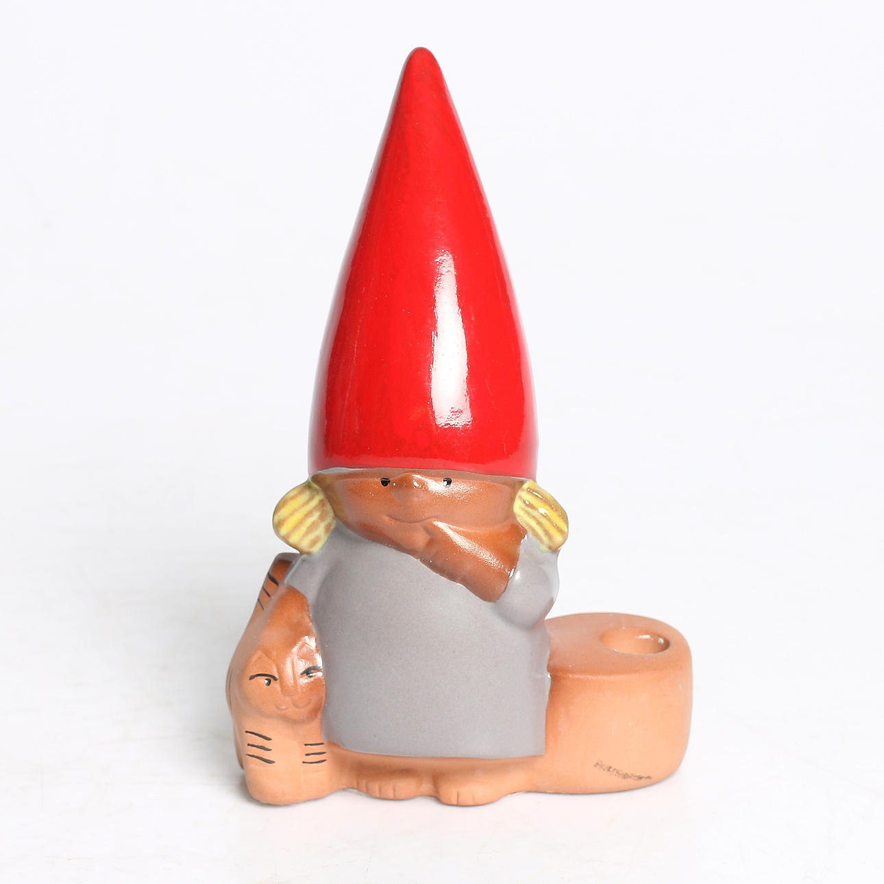 LJUSSTAKE, tomte, Lisa Larson, Gustavsberg. 1900-tal.