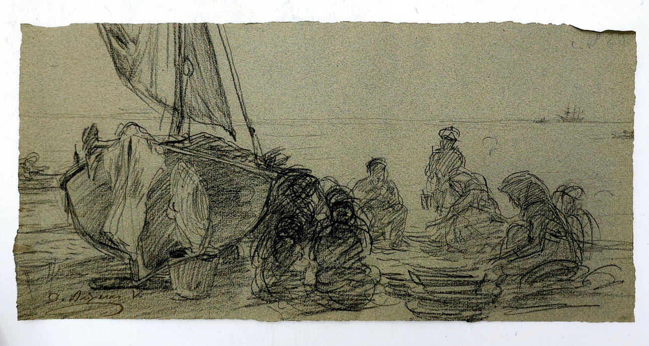 DIONÍS BAIXERAS. RITA KOL PÅ PAPPER ”EFTER FISKE”.