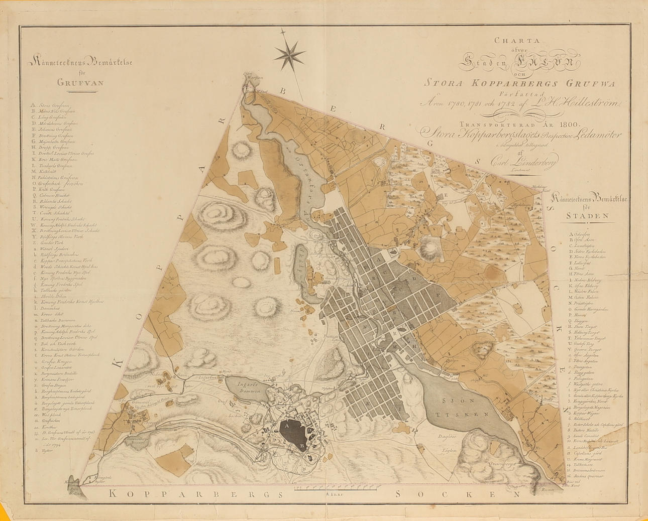 KORT, Falun og Stora Kopparberg-minen.